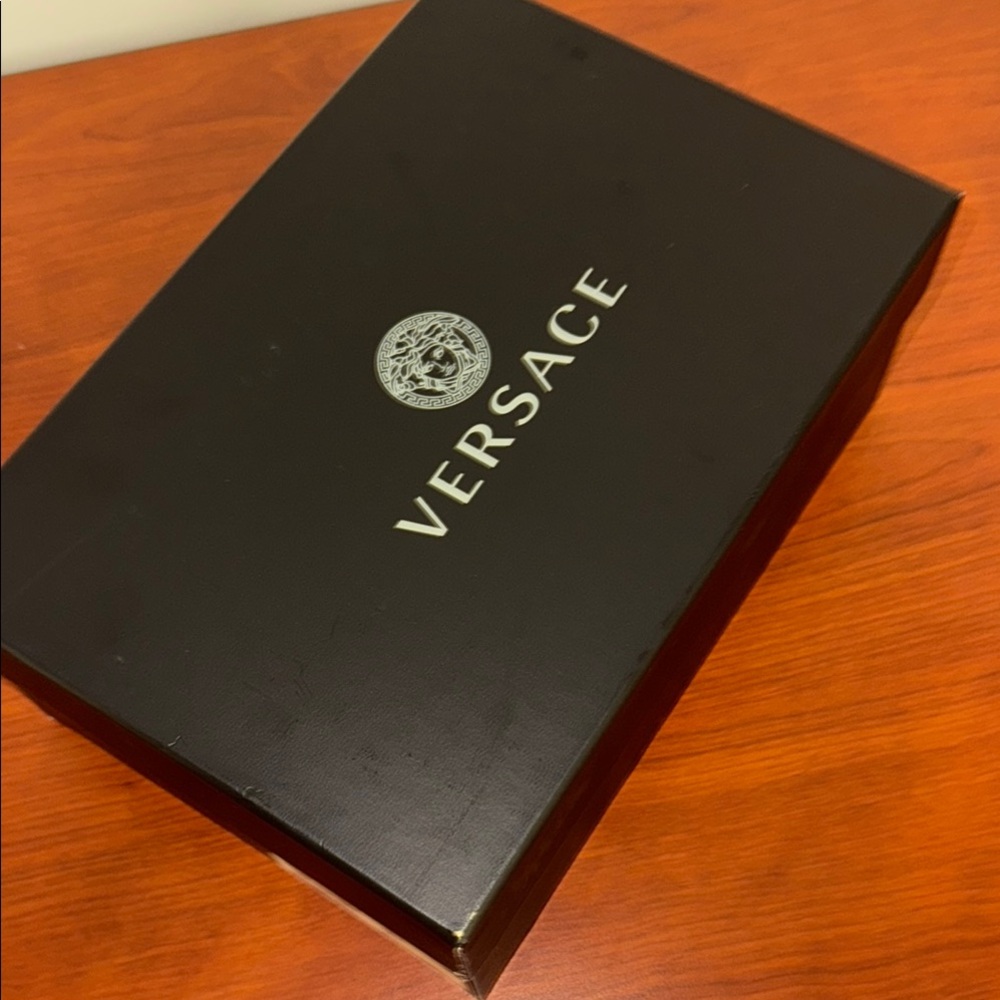 Versace Black and Gold Espadrilles - Picture 6 of 6